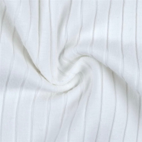 Women’s White Off Shoulder Long Sleeve Crop Top - Picture 6 of 8